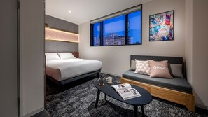 Superior Double Room | Pillow-top beds, soundproofing, free WiFi, bed sheets - HOTEL GRAPHY SHIBUYA  (Tokyo)