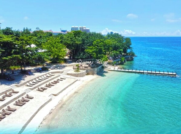 On the beach - One Pacific Residence Ocean View at Mactan Newtown (Lapu-Lapu City)