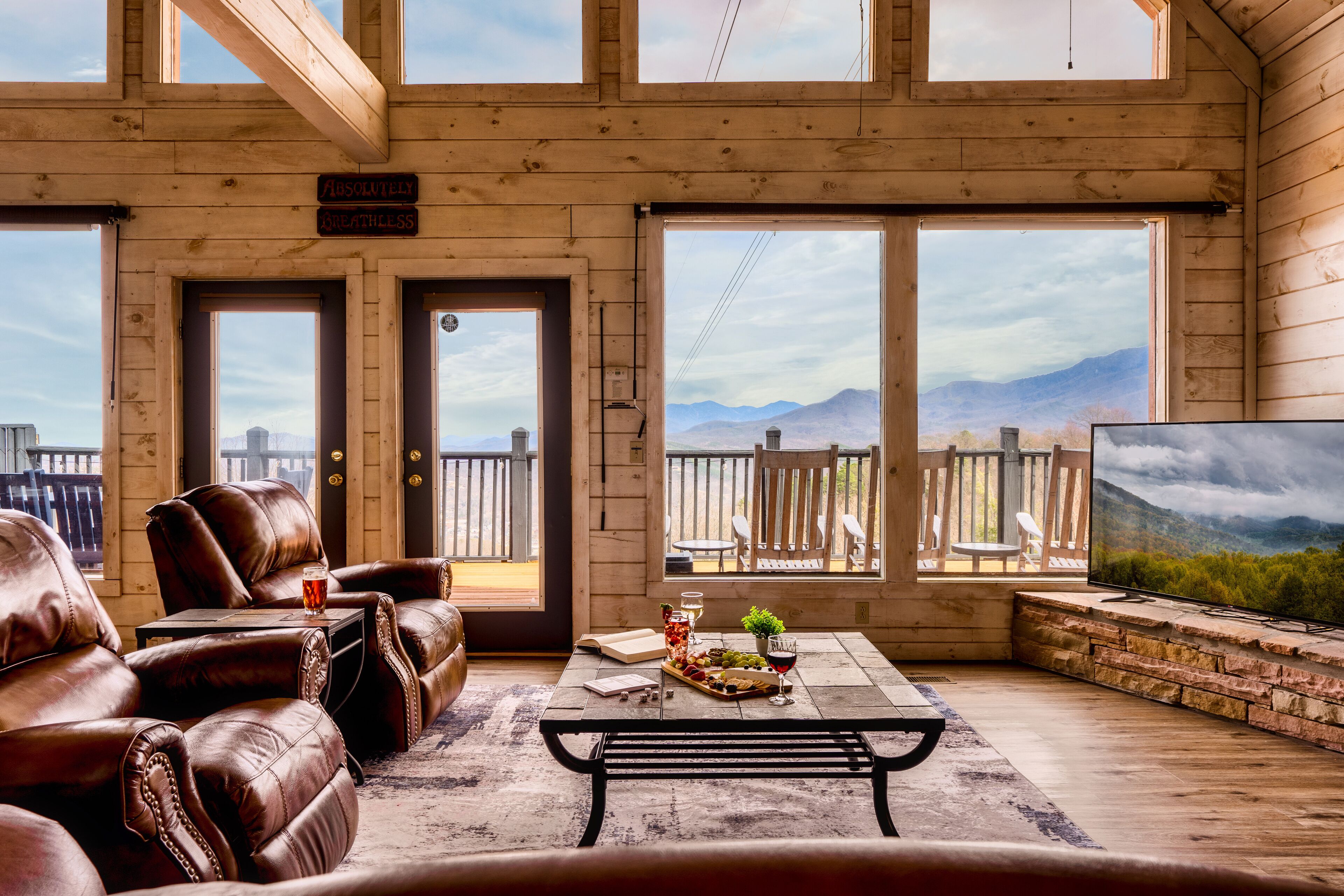 TV connectée, cheminée, jeux vidéo, livres