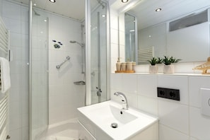 Shower, hair dryer