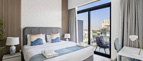 1 室のベッドルーム、アイロン / アイロン台、WiFi (無料)、ベッドシーツ