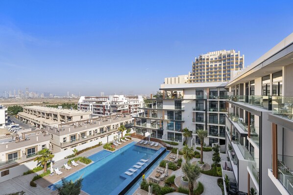Exterior - Cozy 1BR apartment in prime location JVC (Dubai)