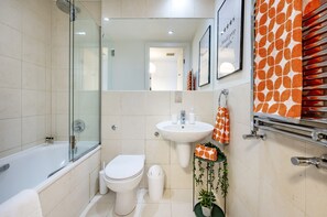 Hair dryer, towels