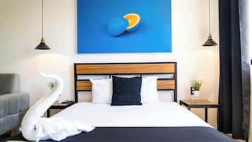 Suíte | Cofres nos quartos, ferros/tábuas de passar roupa, Wi-Fi de cortesia