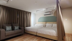 2 kamar tidur, Wi-Fi gratis, dan seprai linen