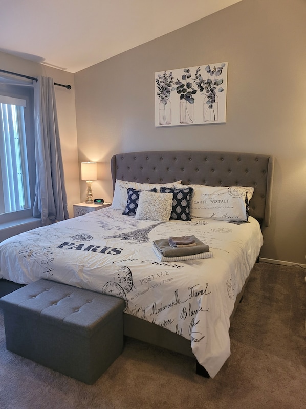 3 chambres, fer et planche Ă repasser, Wi-Fi gratuit, draps fournis