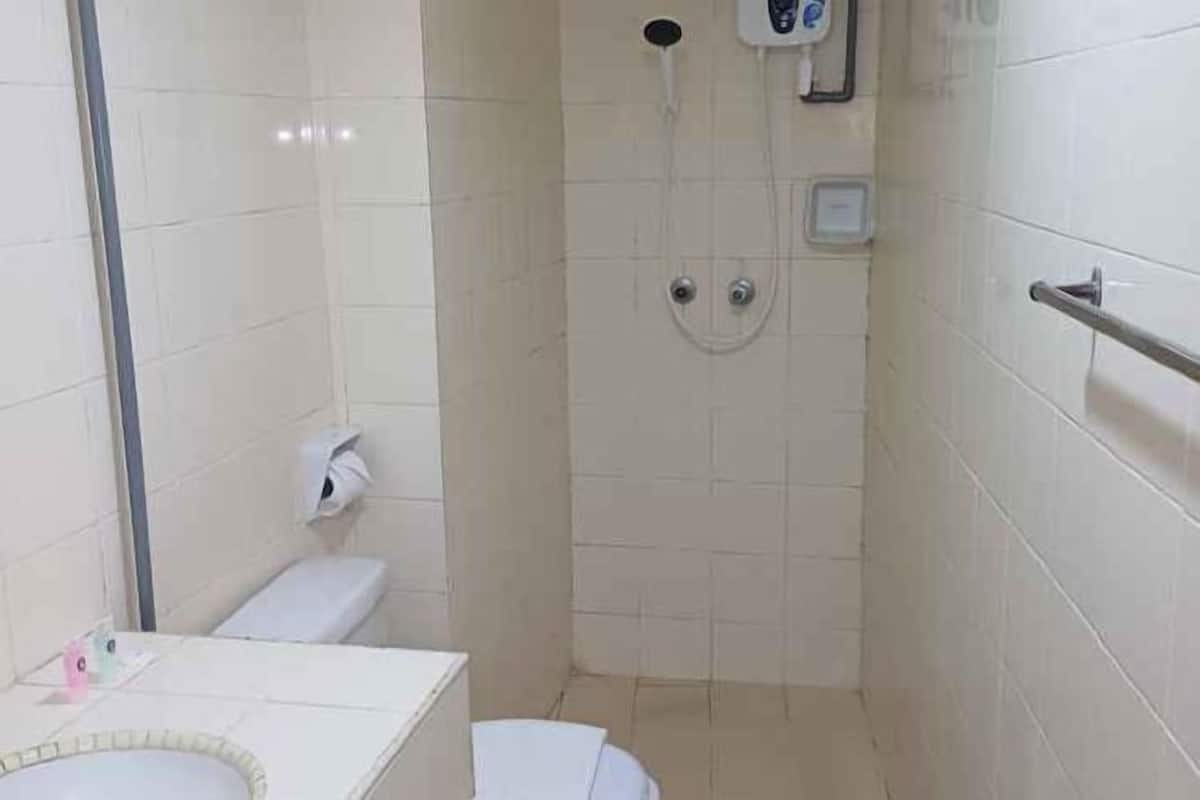 Ducha, artículos de tocador gratuitos, secador de pelo, bidet