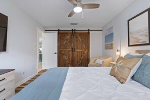 3 chambres, bureau, fer et planche à repasser, Wi-Fi gratuit