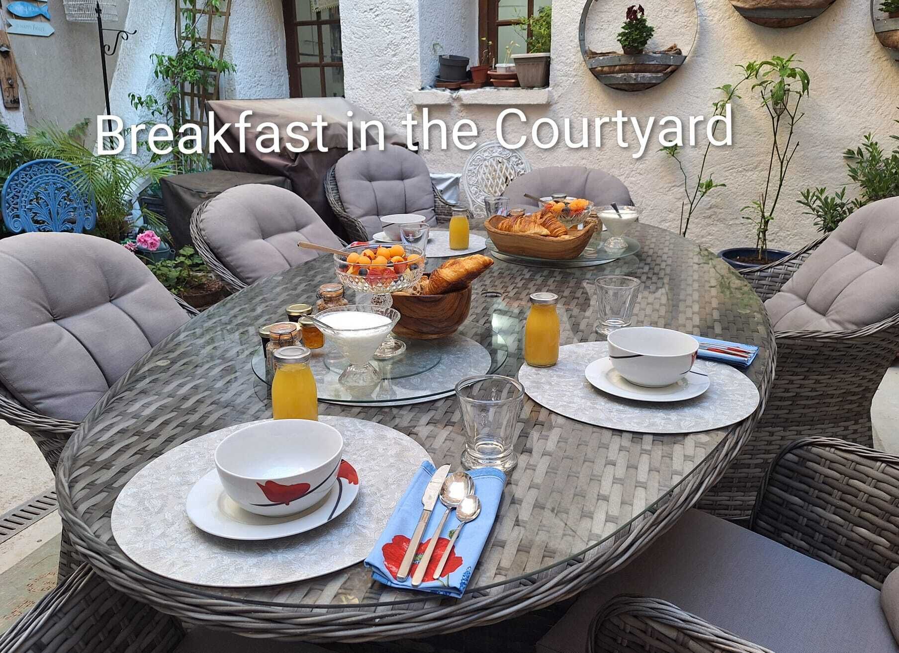 Petit déjeuner continental compris tous les jours