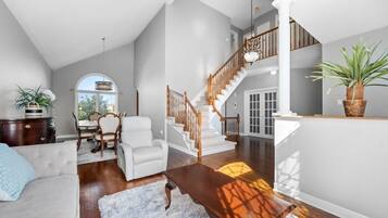 TV connectée, cheminée