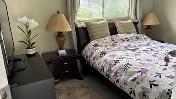 1 chambre, fer et planche Ă repasser, Wi-Fi gratuit, draps fournis