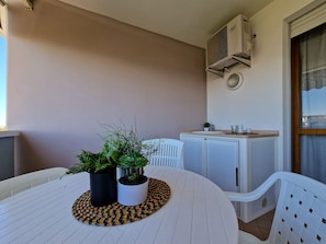 Apartment, 1 Bedroom, Balcony, Ocean View | Dining room - Luminous one Bedroom Flat With Side sea View (San Michele al Tagliamento)