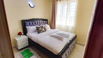 1 chambre, fer et planche Ă repasser, Wi-Fi, draps fournis