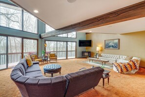 House (3 Bedrooms) | Interior - Eclectic Hubertus Home w/ Game Room & Fire Pit! (Hubertus)