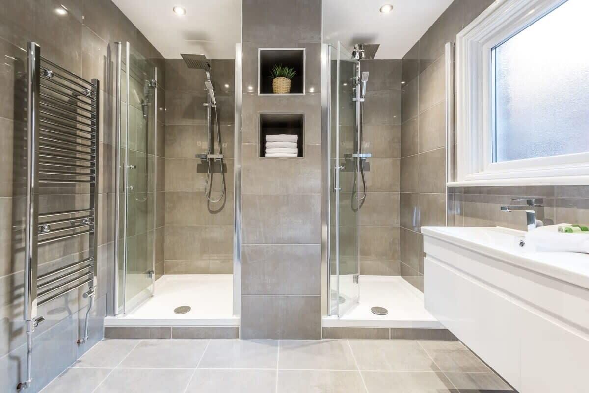 Shower, hair dryer