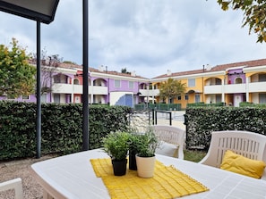 Apartment, 1 Bedroom, Patio, Garden View | Outdoor dining - Cozy Ground-floor Apartment With Garden and Pool (San Michele al Tagliamento)
