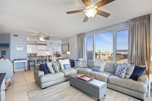 TV, DVD player, stereo - Coastal Elegance: Step Into Paradise at Beach Colony's Beachfront Condo! (Pensacola)