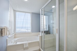 Shower, towels