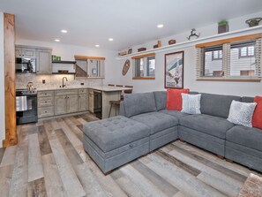 TV, fireplace - All Seasons 2BD Condo | Steps to Golden Peak and Vail Village (Vail)