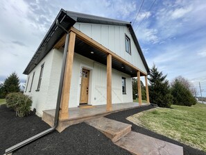 Exterior detail - Newly renovated 1800’s one room schoolhouse with modern comforts and a hot tub! (Manheim)