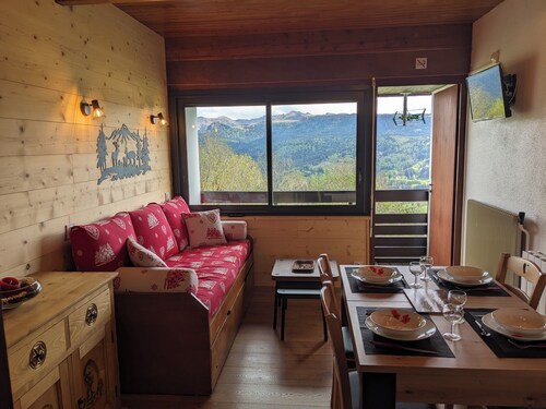 Duplex 4/6 Pers Dans une Ambiance Chaleureuse Avec vue Imprenable sur le Sancy