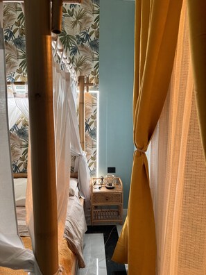 Ropa de cama hipoalergénica, cubrecamas y minibar 