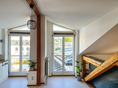 Loft-Wohnung im Herzen von Prien am Chiemsee * SmartTV * Waschtrockner * 100m²