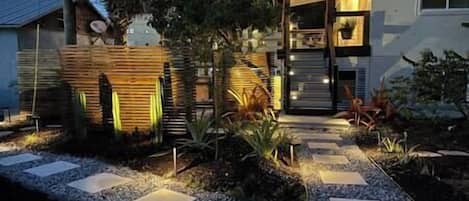 Overnattingsstedets uteområder