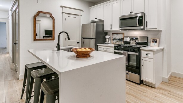 Private kitchen - Newly renovated half duplex in heart of OKC (Oklahoma City)