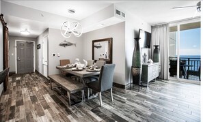 Dining - Luxury Beach Front Corner Unit Condo with Stunning Panoramic Ocean Views (Panama City Beach)