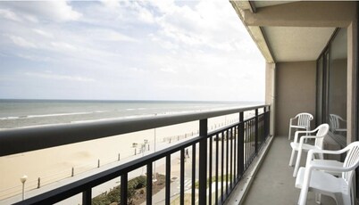 Ocean front middle unit on 9th floor. Beautiful view of the ocean and boardwalk 