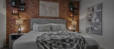 2 habitaciones, tabla de planchar con plancha, wifi y ropa de cama