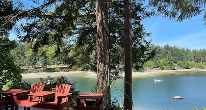 Cozy waterfront cabin on Puget Sound. Relax in a serene setting at Bryan's Inn.