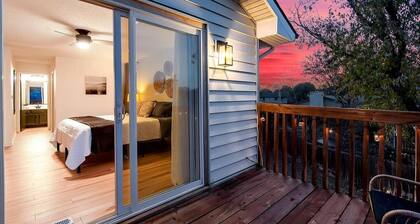 The Lodge is a spacious 4 bed, 2.5 bath home, styled with mountain/ lodge decor