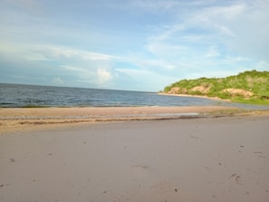 On the beach, white sand, 10 beach bars