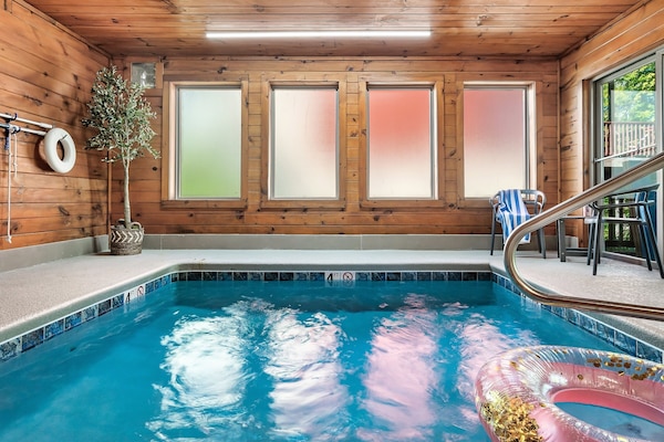 Heated Indoor Pool — Swim Anytime, Rain or Snow