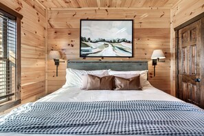 3 bedrooms, iron/ironing board, WiFi, bed sheets - Private Indoor Pool Cabin near Dollywood! Hot Tub, Game Room, & Mt. View (Sevierville)