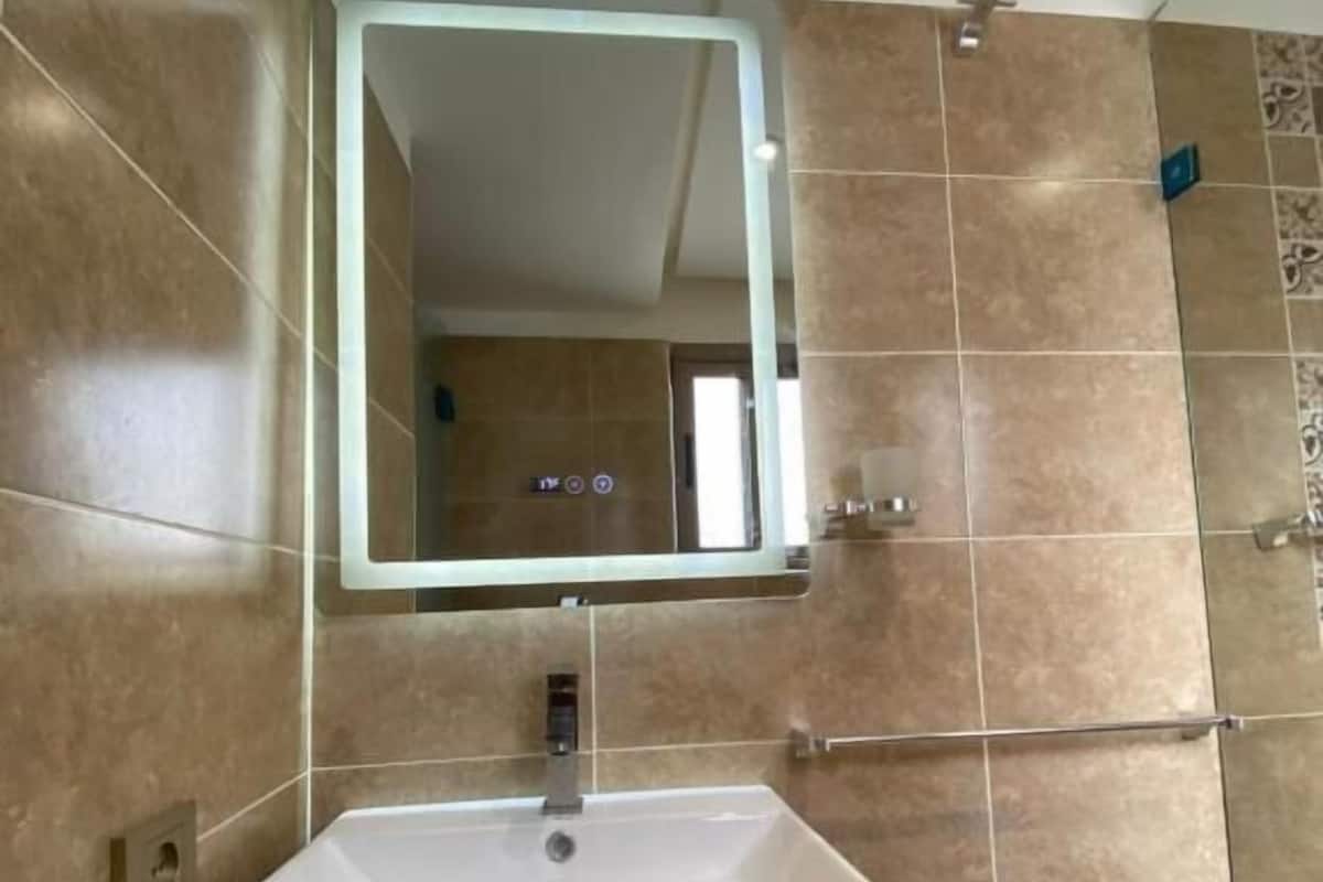 Deluxe Suite | Bathroom | Shower, rainfall showerhead, free toiletries, hair dryer