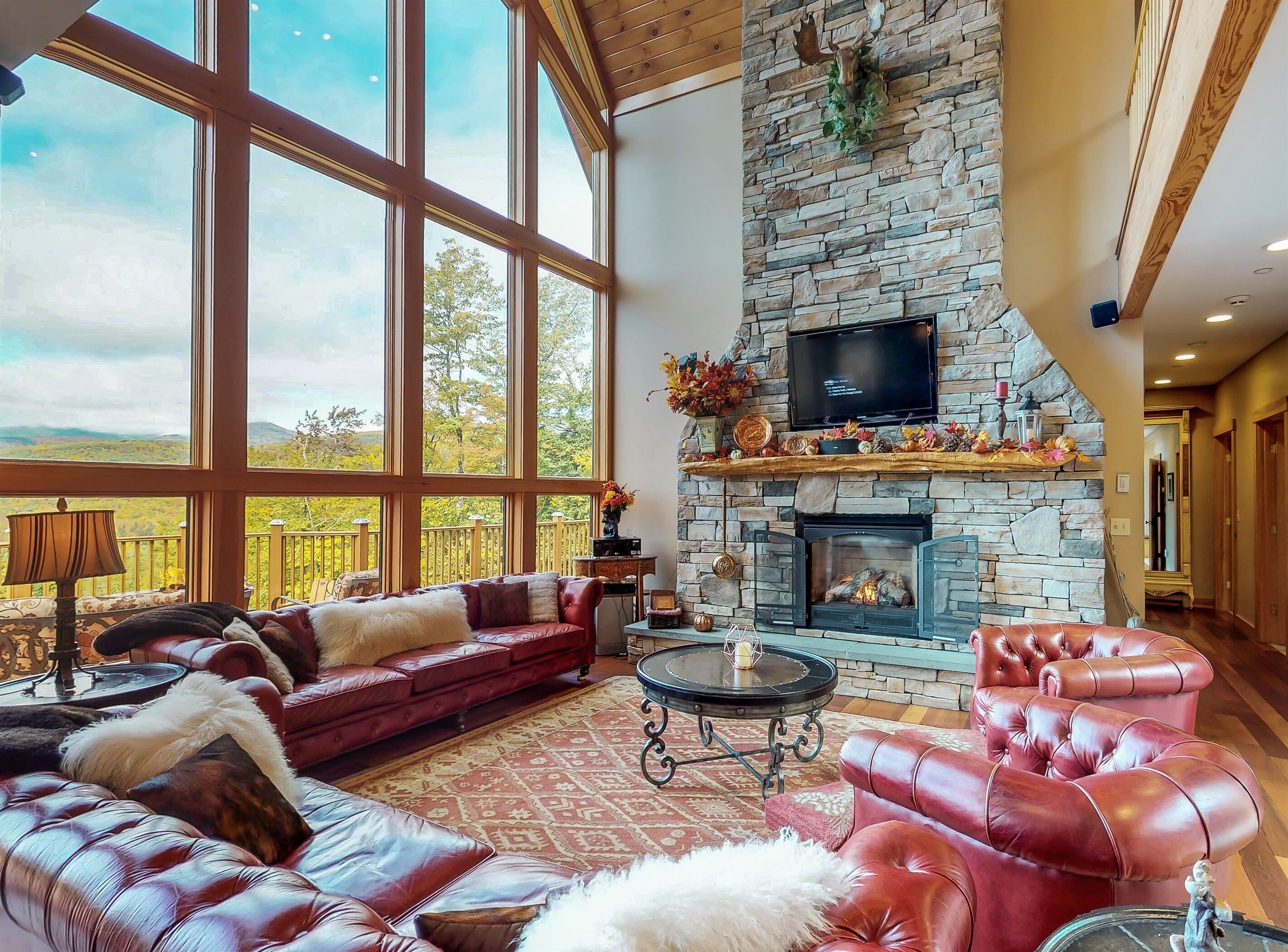 Älytelevisio, takka, videopelejä, DVD-soitin