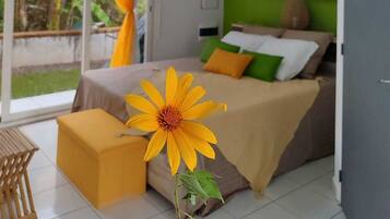 1 bedroom, iron/ironing board, travel crib, free WiFi
