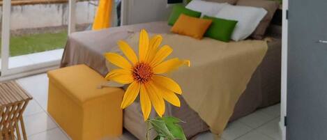 1 bedroom, iron/ironing board, travel crib, free WiFi