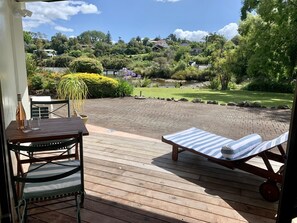 Outdoor dining - Where the river meets the sea. Swim in fresh water river and kayak on the sea (Kerikeri)