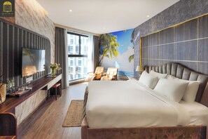 Premium Studio, 1 Bedroom, Courtyard View | Minibar, in-room safe, individually furnished, desk - Apec Mandala de Suite Mui Ne (Phan Thiet)