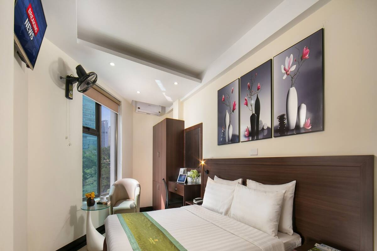 Minibar, desk, blackout curtains, soundproofing