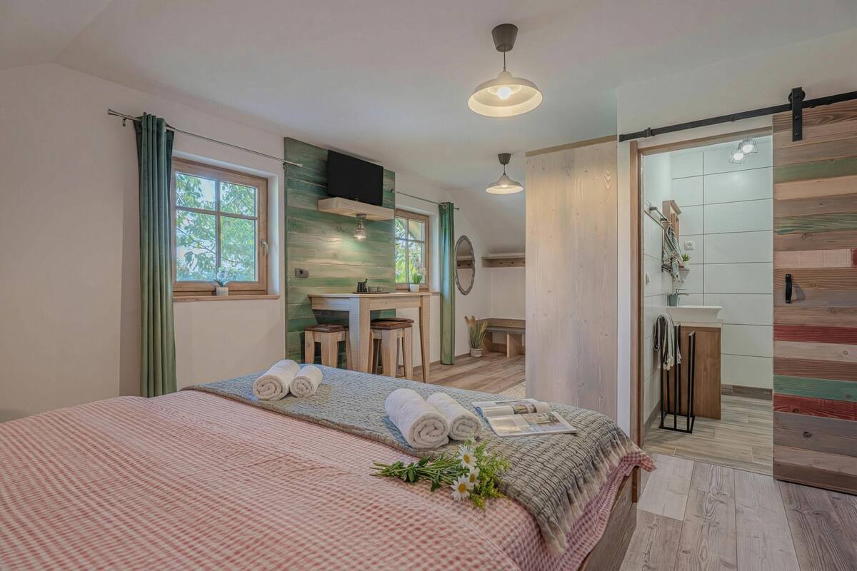 Studio Standard, climatisation (Lukec Homestead Adventure Studio Luka) | 4 chambres, Wi-Fi