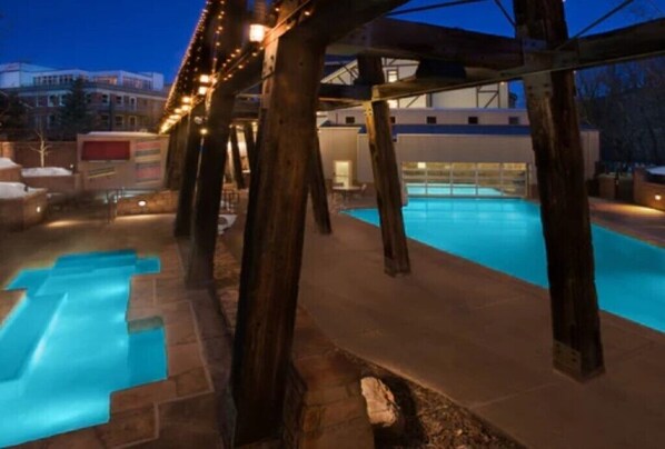 Pool - Marriott Summit Watch,
Ski Bridge to Ski Lift,
Downtown Park City. (Park City)