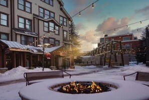 Property grounds - Marriott Summit Watch,
Ski Bridge to Ski Lift,
Downtown Park City. (Park City)