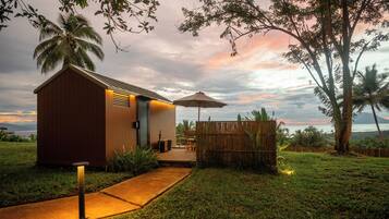 Deluxe Cabin, Hot Tub | 1 bedroom, desk, laptop workspace, free WiFi