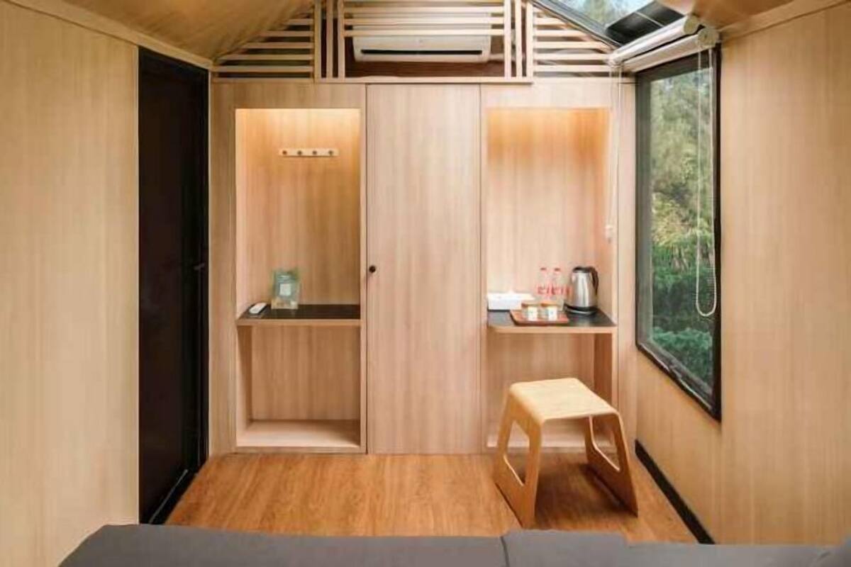 1 slaapkamer, een bureau, een laptopwerkplek, gratis wifi