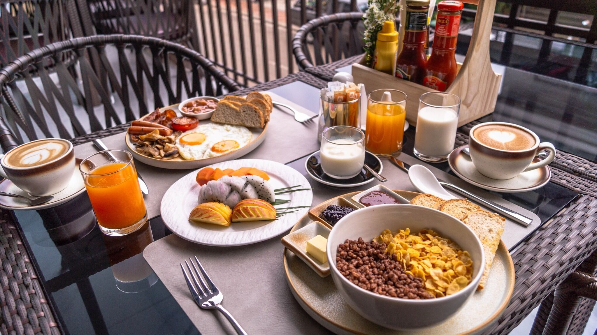 매일 유럽식 아침 식사(1인당 USD 12)